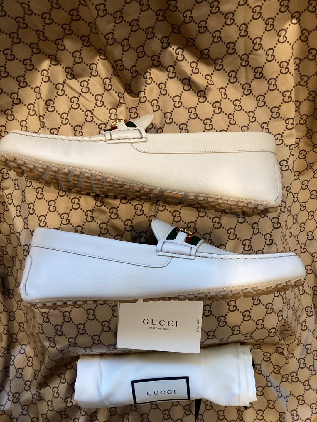 Gucci White Leather Loafers - photo 5