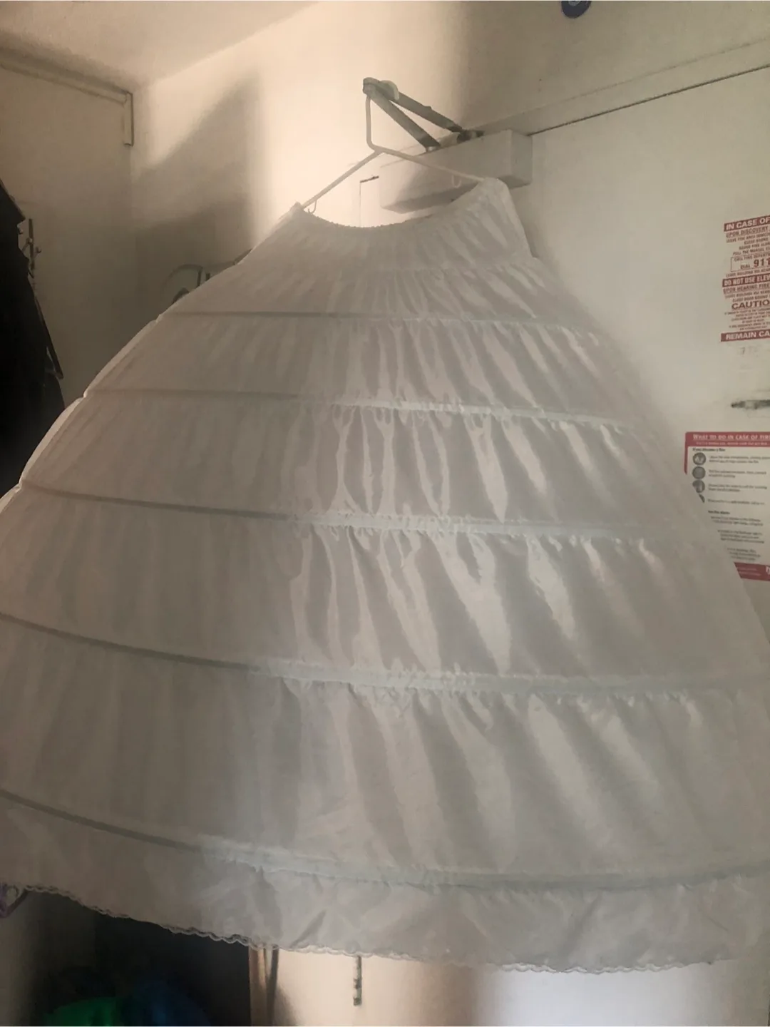 White Wedding Dress Petticoat each $20 thumbnail