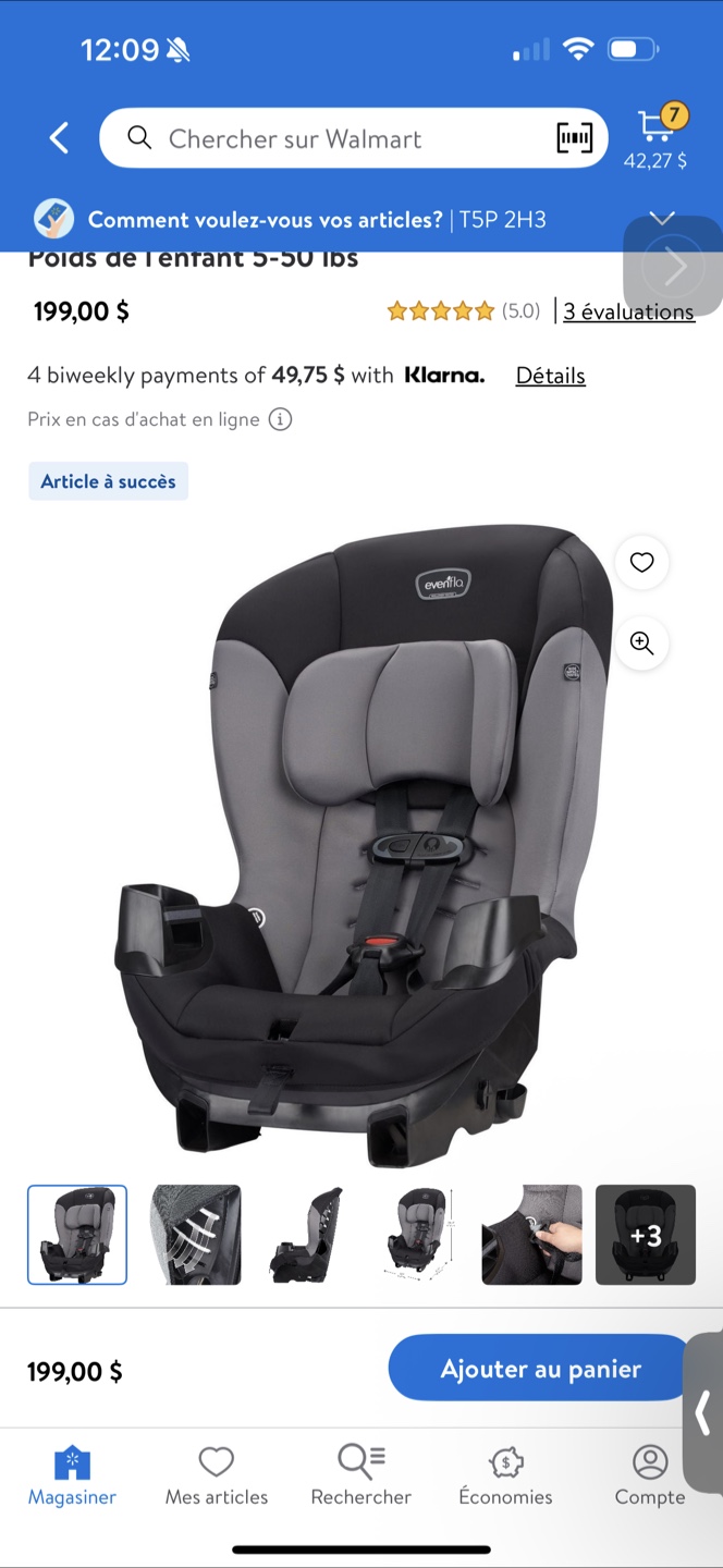 Evenflo Car Seat - Like New Condition - photo 2