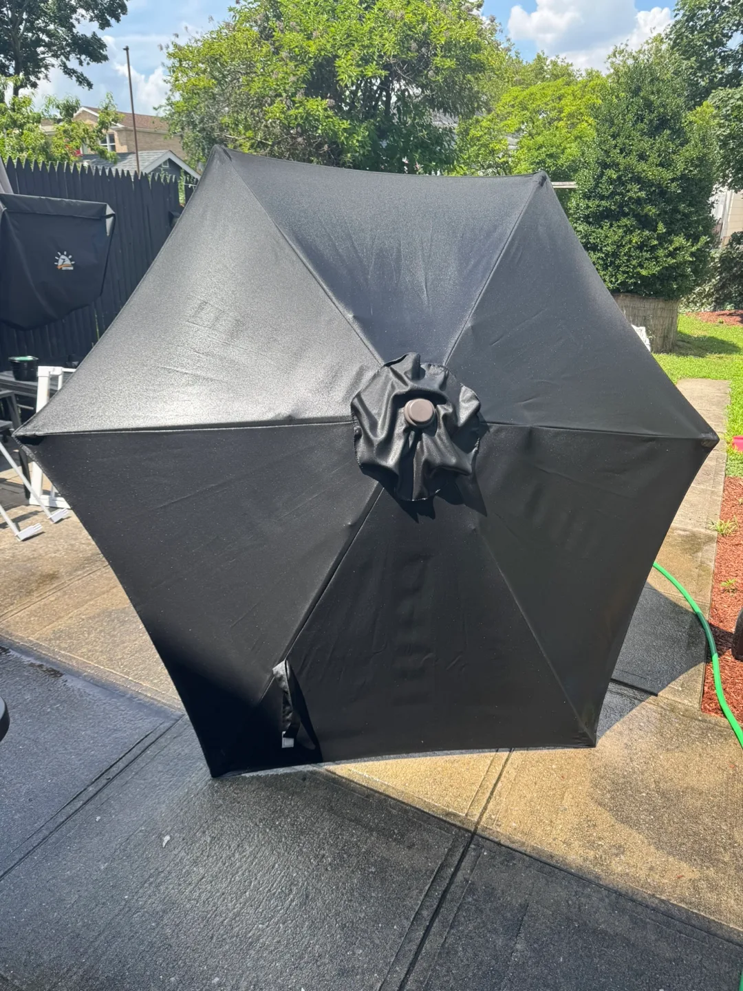 Black Outdoor Patio Umbrella thumbnail