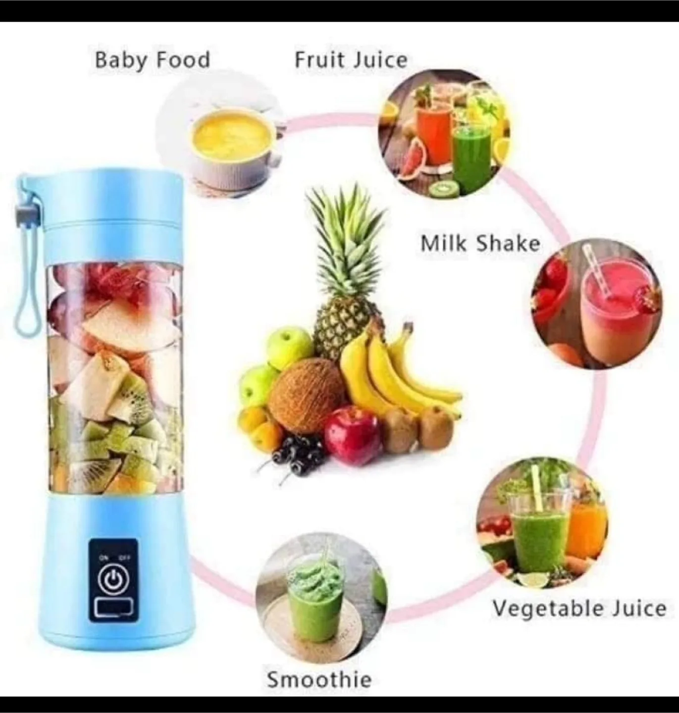 Portable USB Juicer Blender image indicator(3)