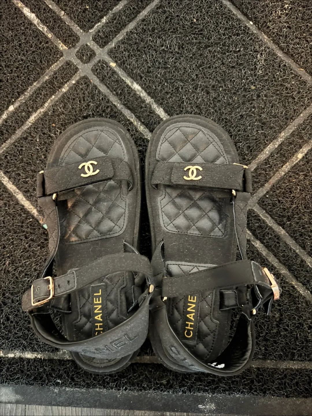 Chanel Black Sandals thumbnail