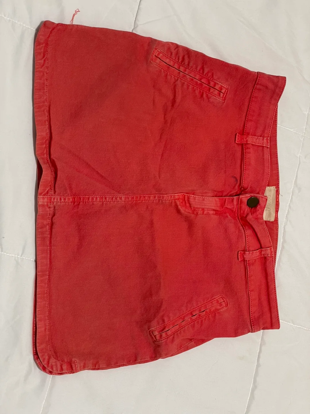 Banana Republic Coral Mini Skirt thumbnail