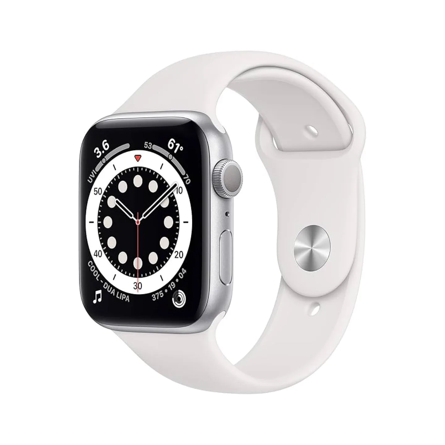 Apple Watch Series 6, 44mm - white band thumbnail