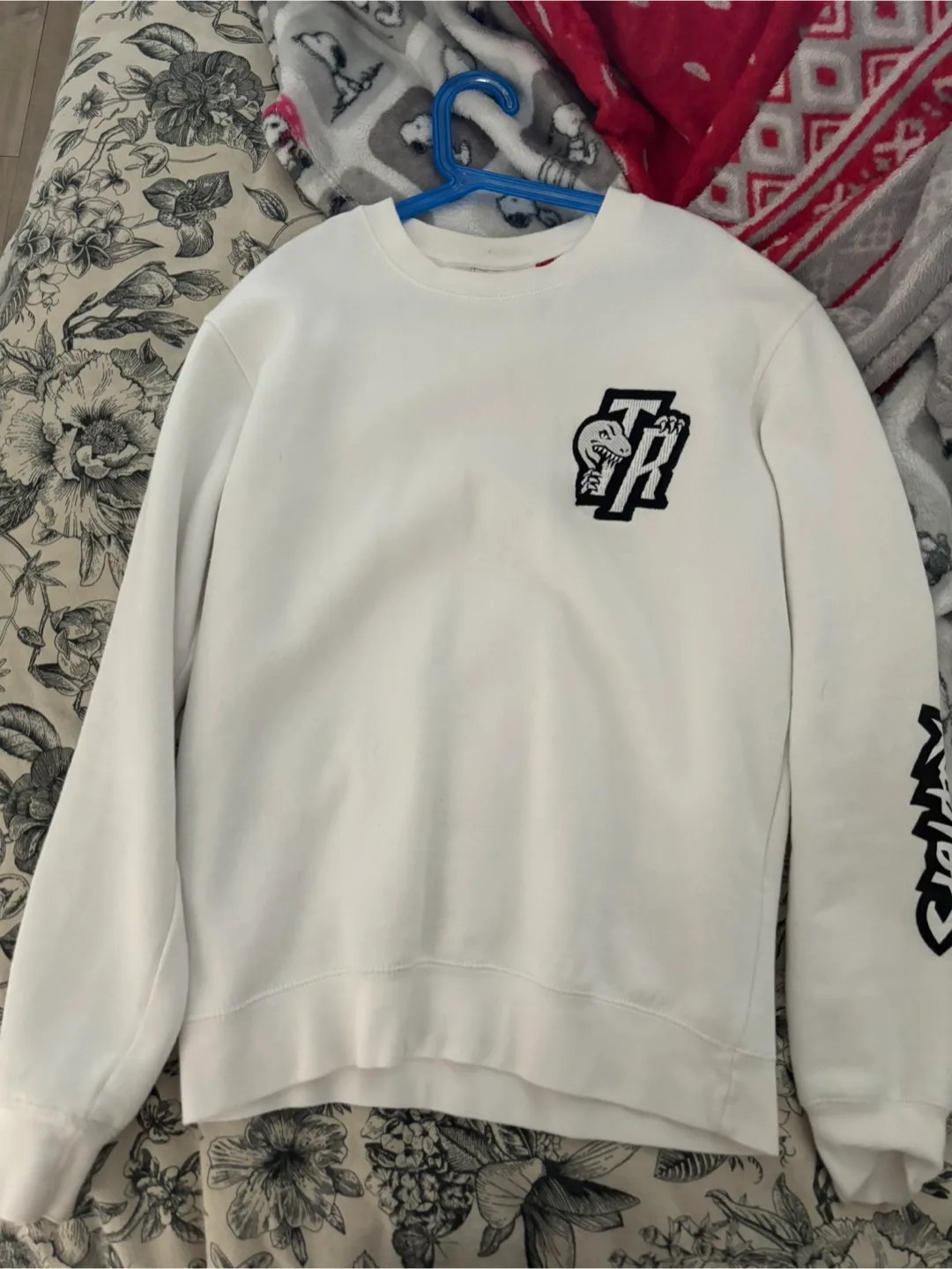 White Crewneck Sweatshirt Toronto Raptors S thumbnail