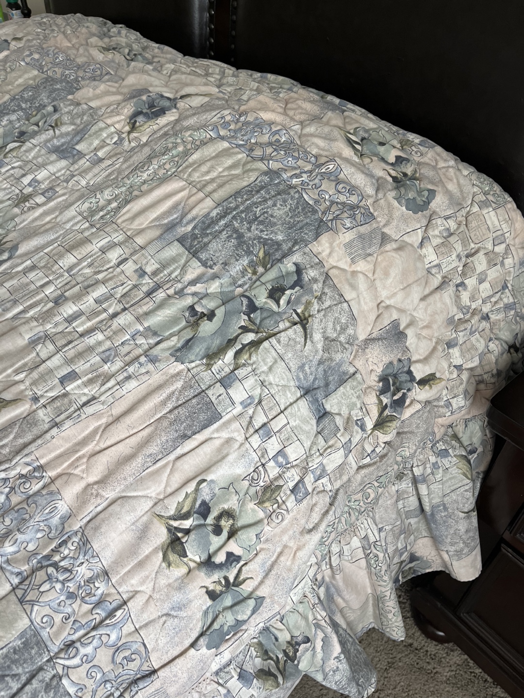 Floral Quilted Bedspread - photo 2