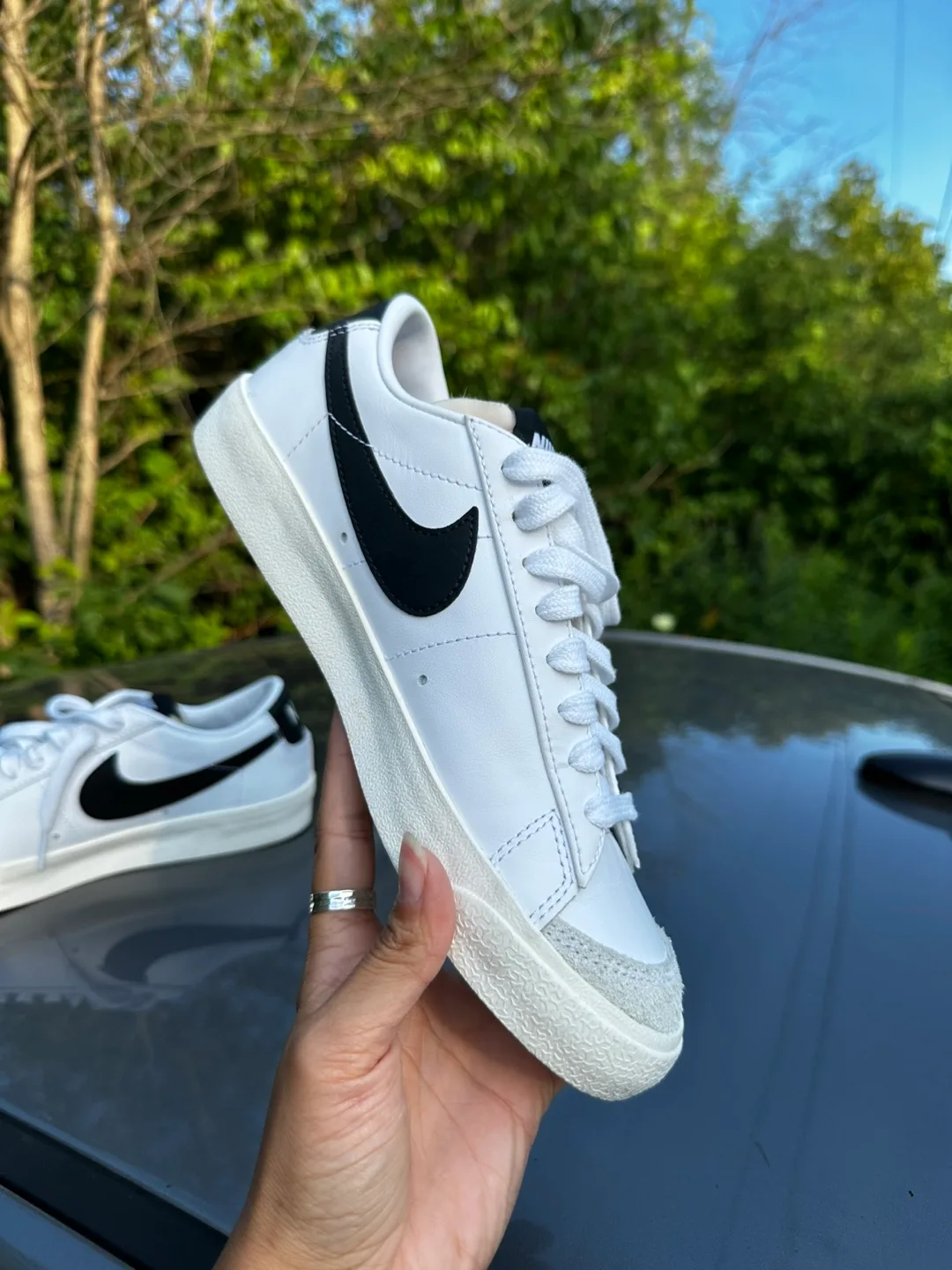 Nike Blazer Low '77 Jumbo White/Black Size 7.5 image indicator(3)