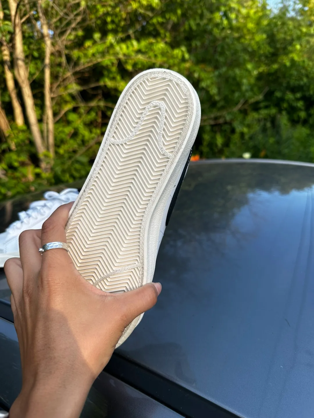 Nike Blazer Low '77 Jumbo White/Black Size 7.5 image indicator(4)