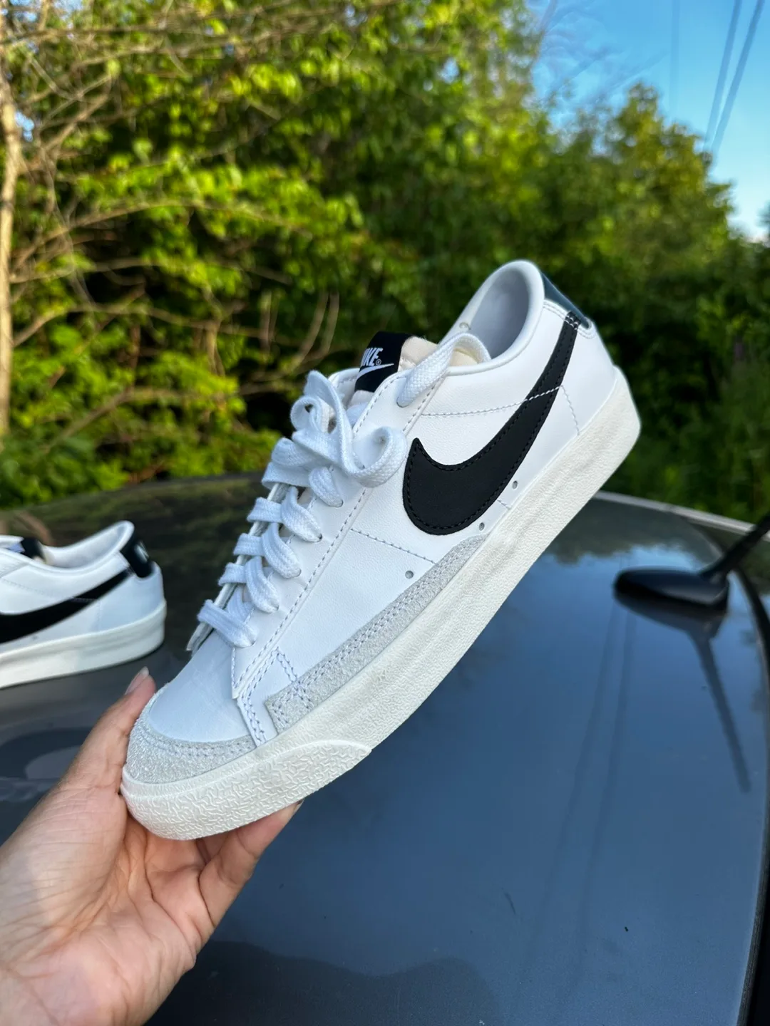 Nike Blazer Low '77 Jumbo White/Black Size 7.5 image indicator(2)