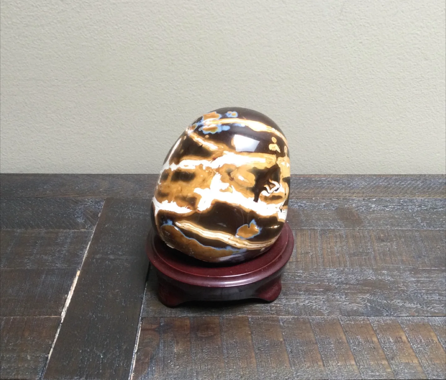🇨🇦 Jasper stone with stand from Brazil thumbnail