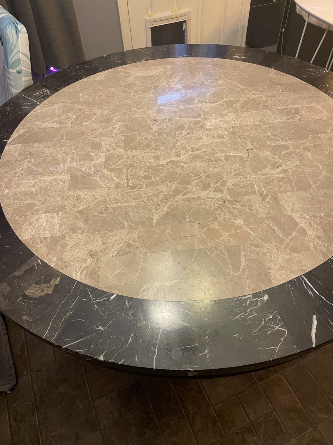 Beautiful Large Round Marble Table