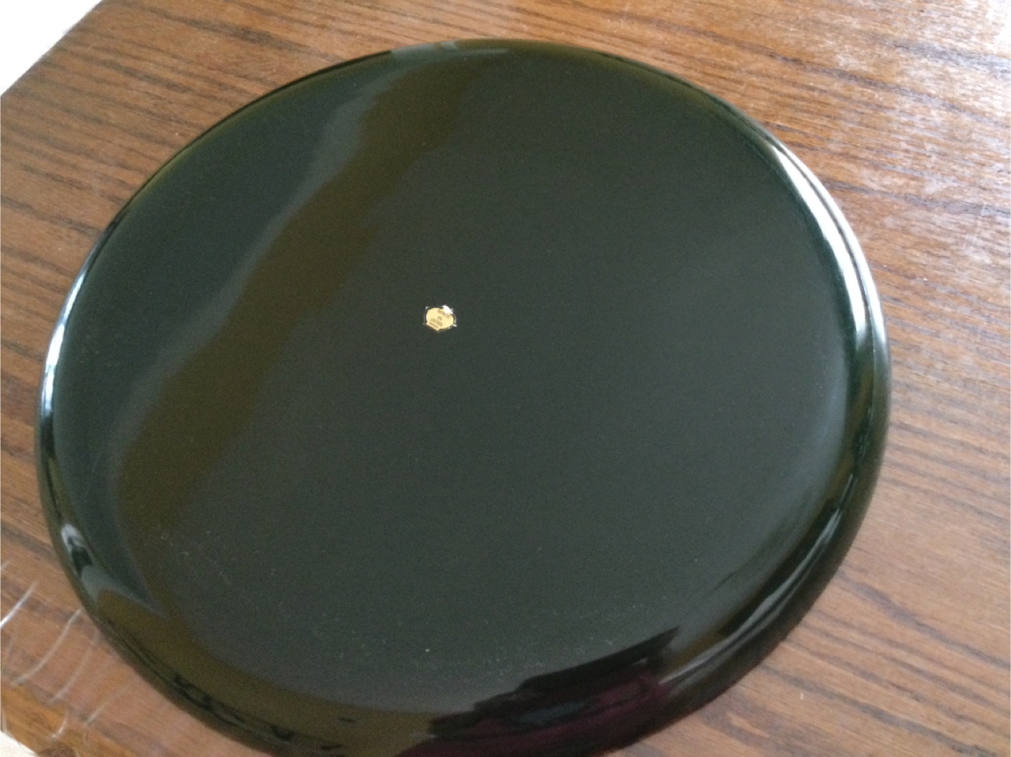 Round Green Lacquered sushi Tray - photo 3