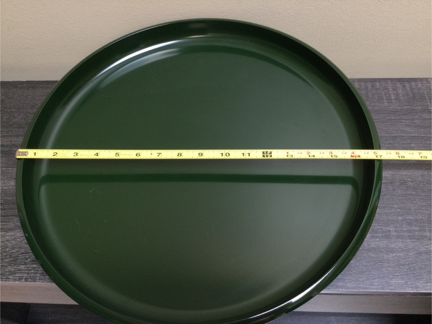 Round Green Lacquered sushi Tray - photo 2