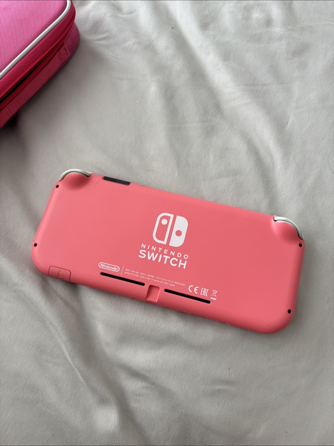 Nintendo Switch Lite Coral with Case - photo 2