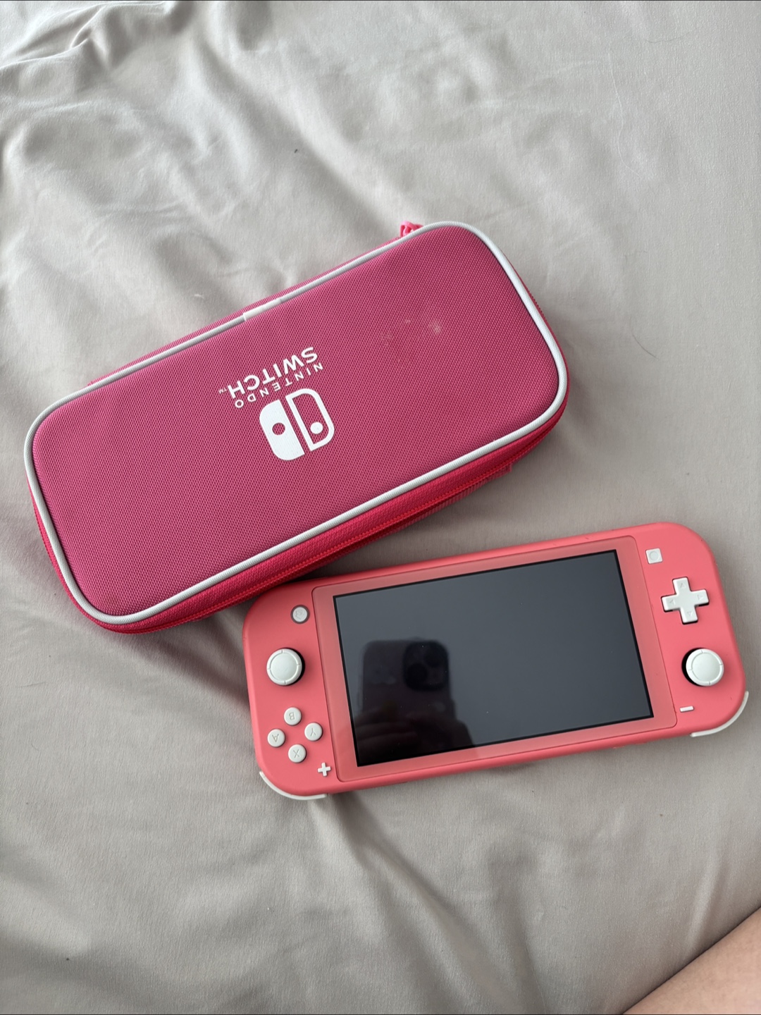 Nintendo Switch Lite Coral with Case - photo 3