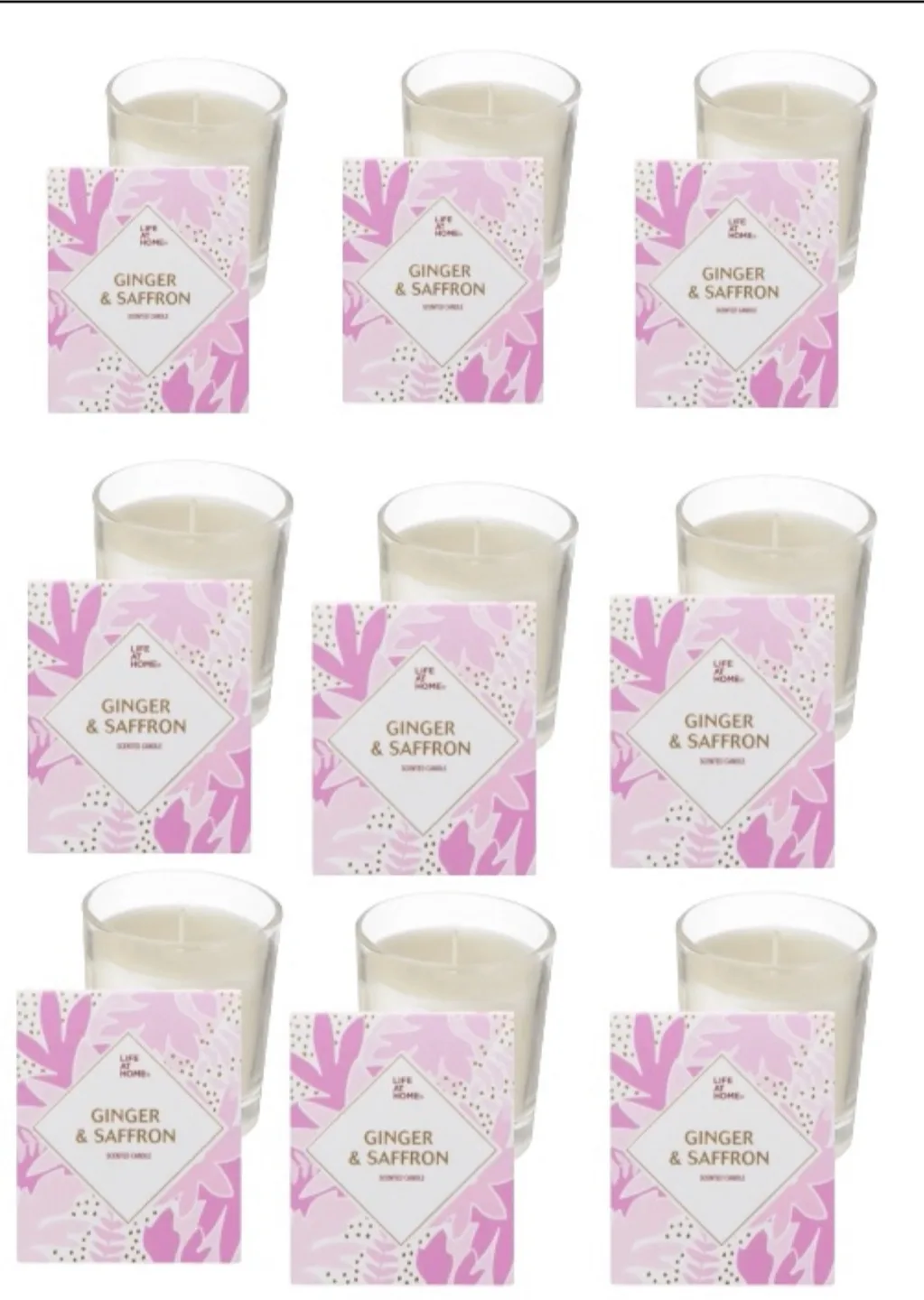 Life At Home Ginger & Saffron Scented Candle thumbnail