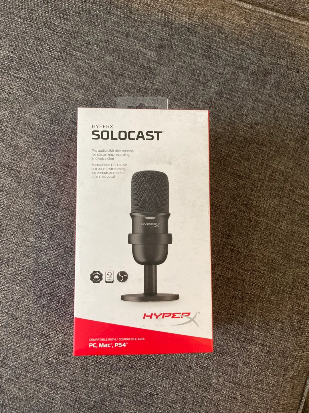 HyperX SoloCast USB Microphone - New in Box thumbnail