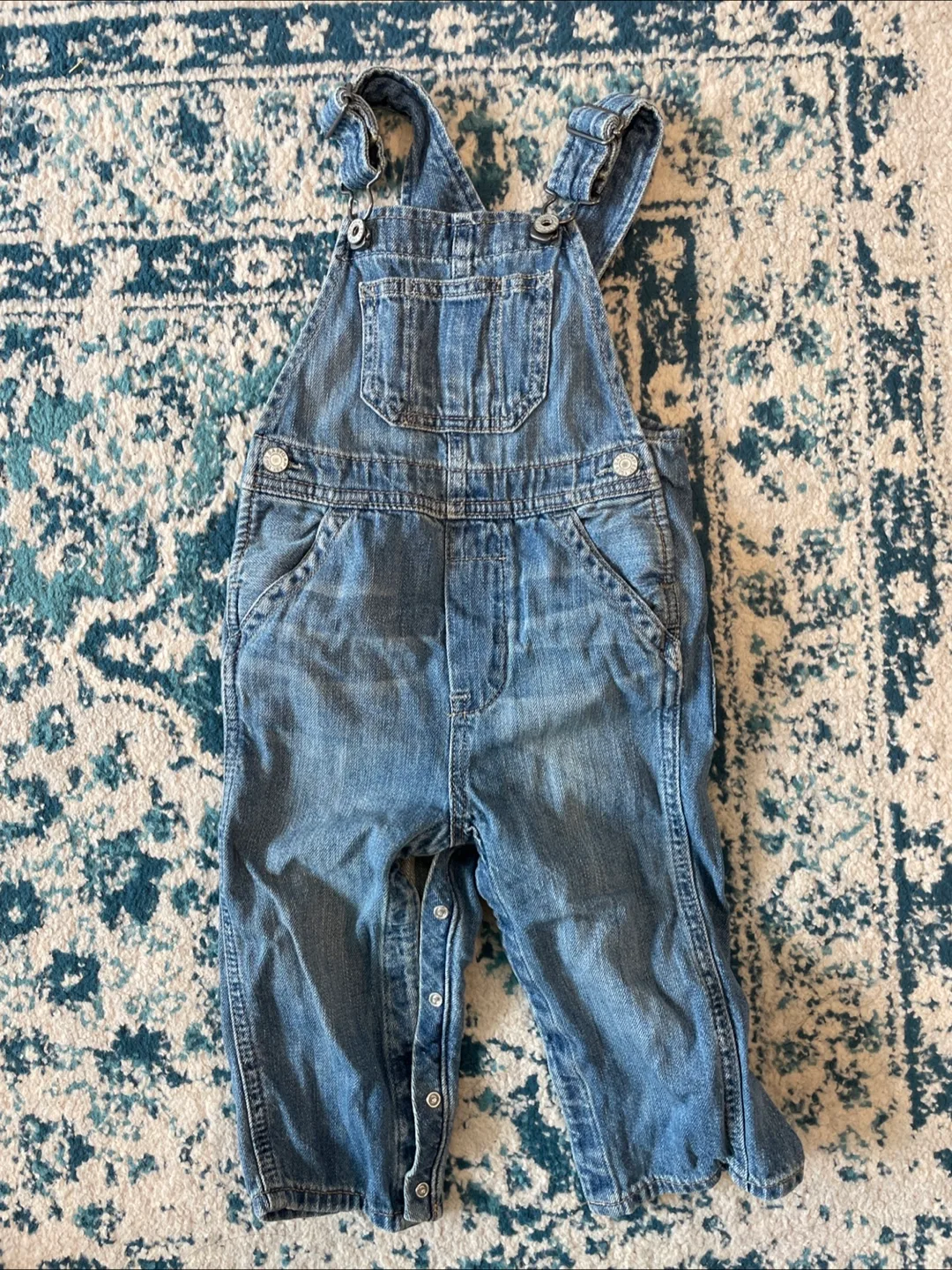 Gap Baby Denim Overalls thumbnail