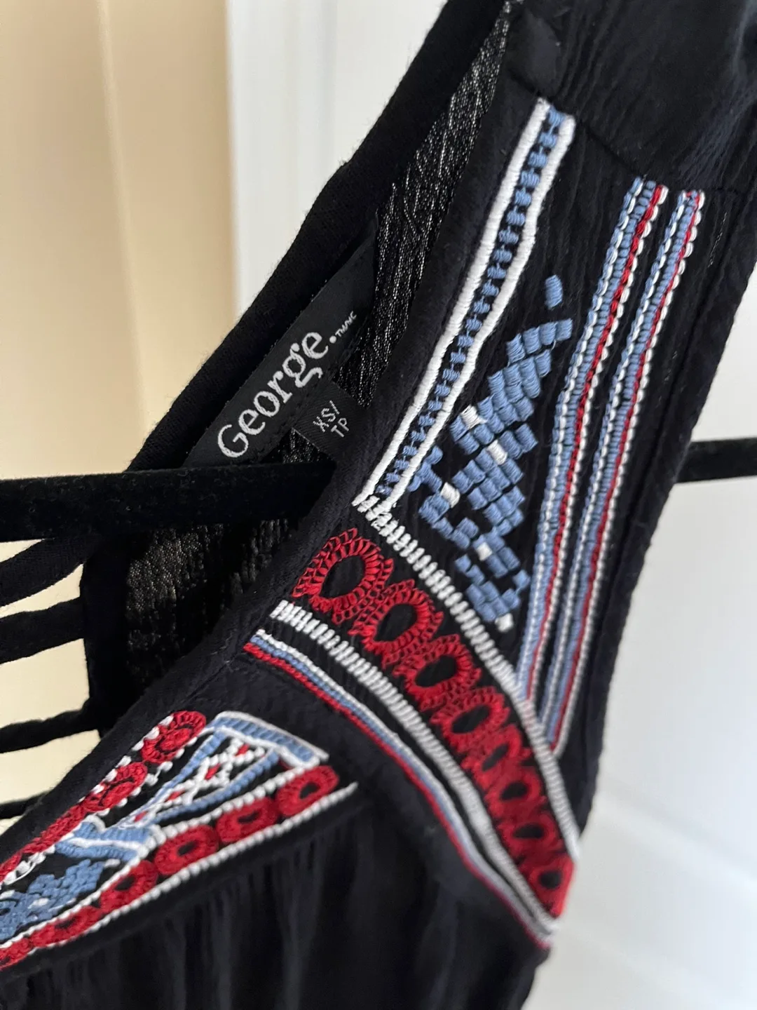 George XS/TP Black Sleeveless Dress image indicator(2)