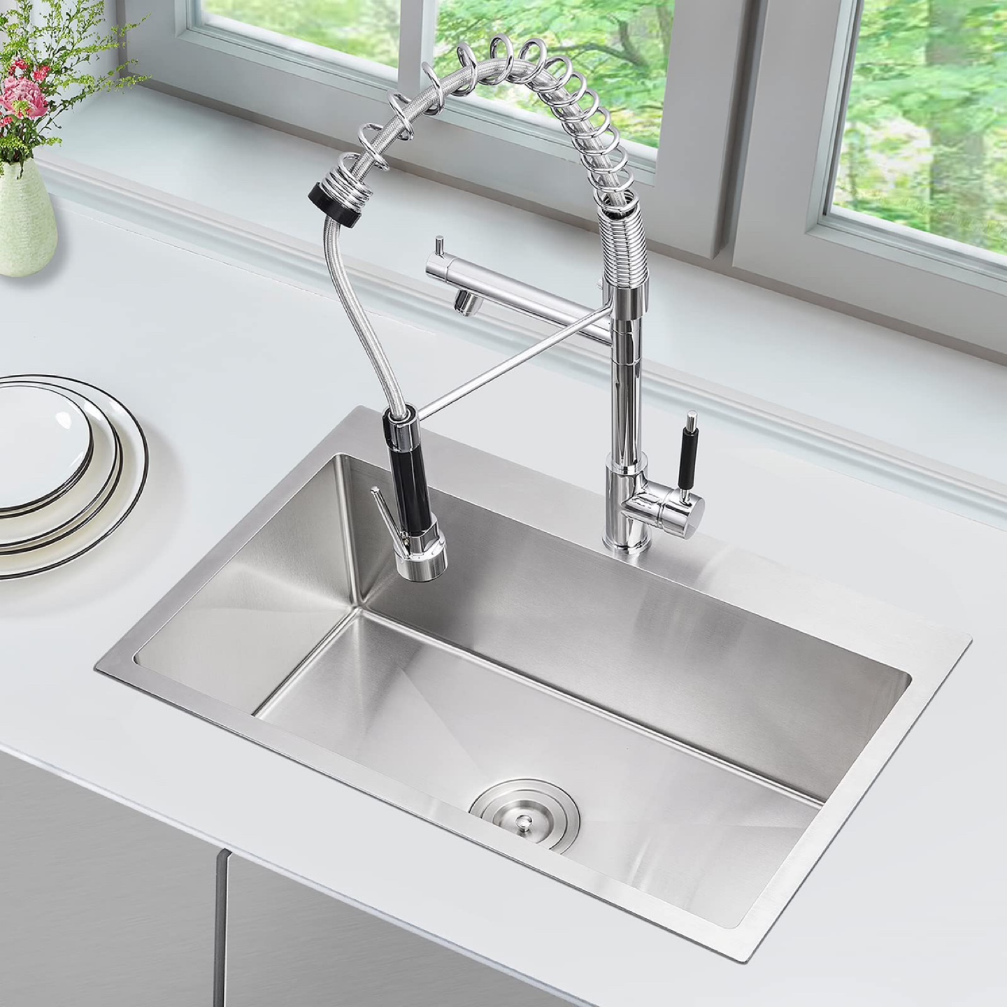 New MENATT 28" Drop-in Kitchen Sink Stainless - photo 2