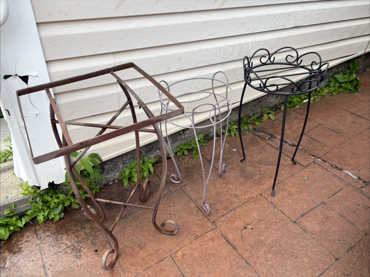Three Metal Plant Stands thumbnail