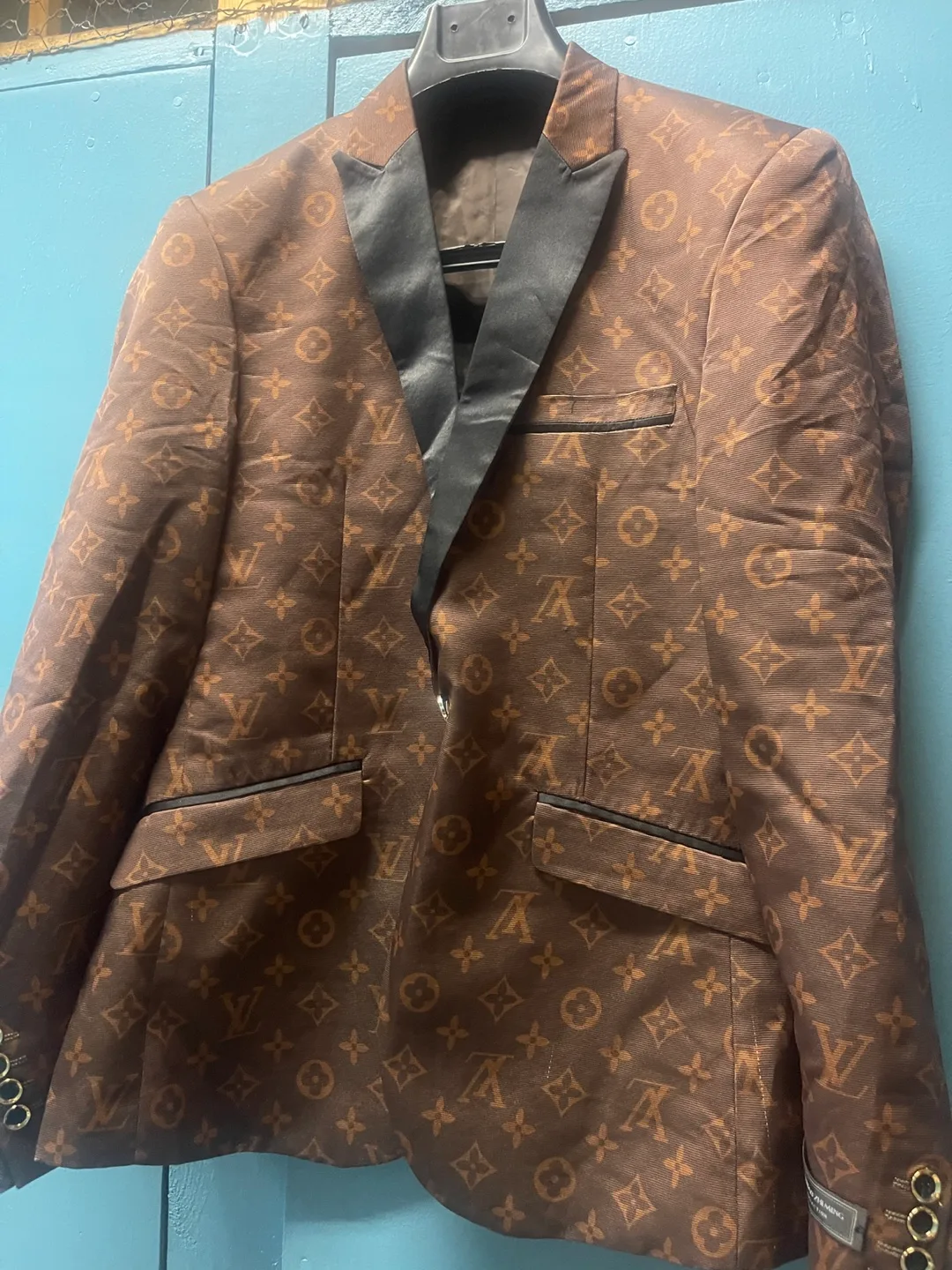 Gui Bao Zhi Meng Blazer - Size 50, Brown thumbnail