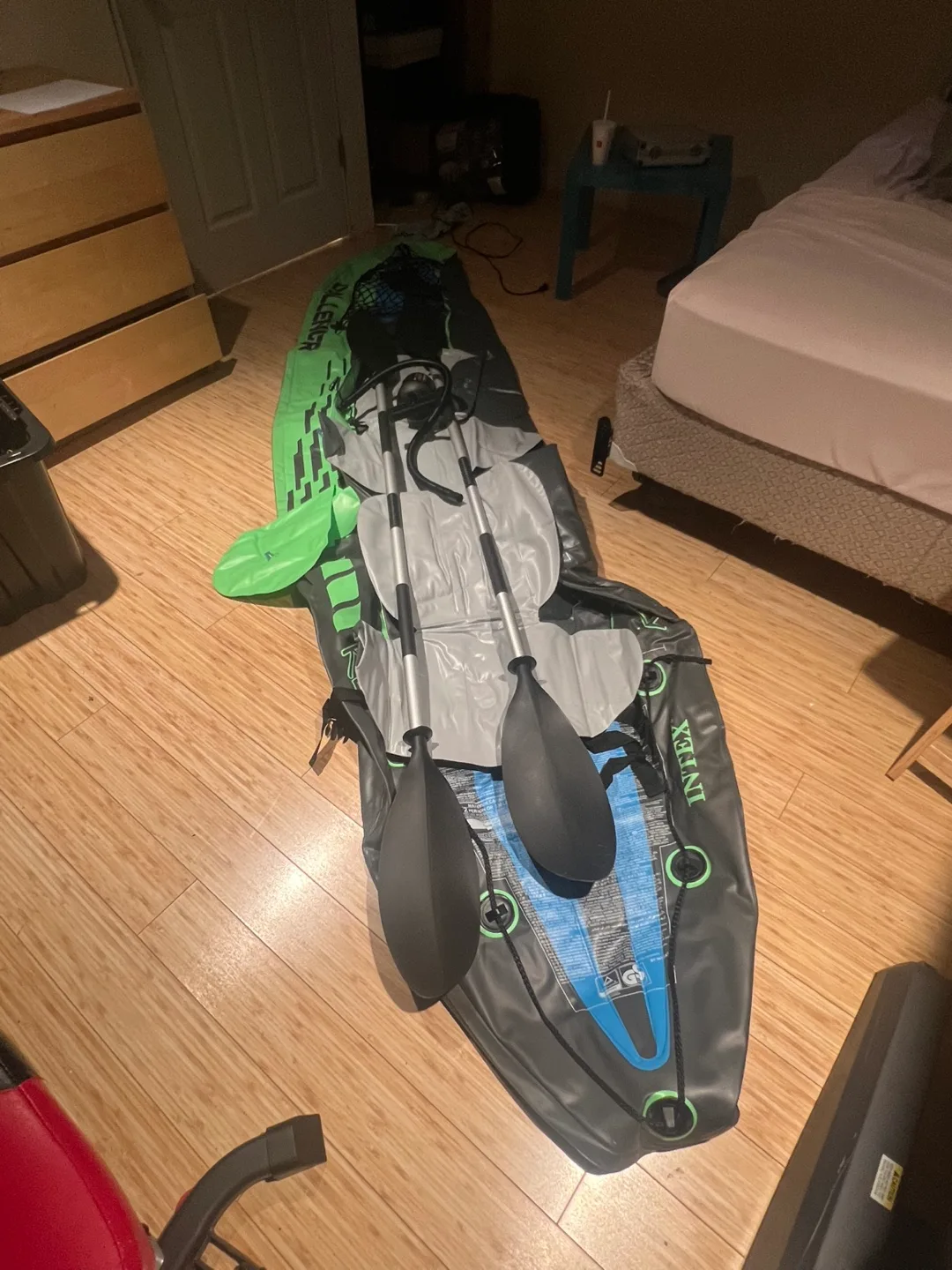 Challenger inflatable kayak used once brand new condition thumbnail