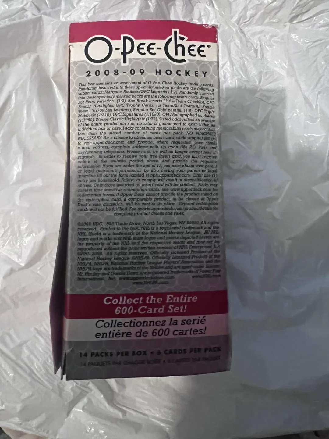 O-Pee-Chee 2008-09 Hockey Card Box image indicator(4)