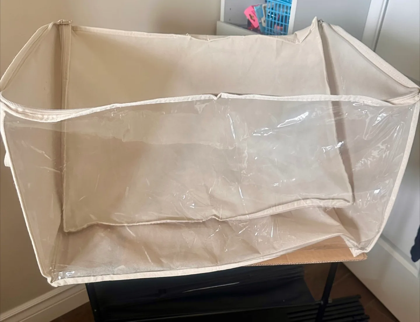 3 Big (Extra large)Storage Bag Organizers - Beige image indicator(4)