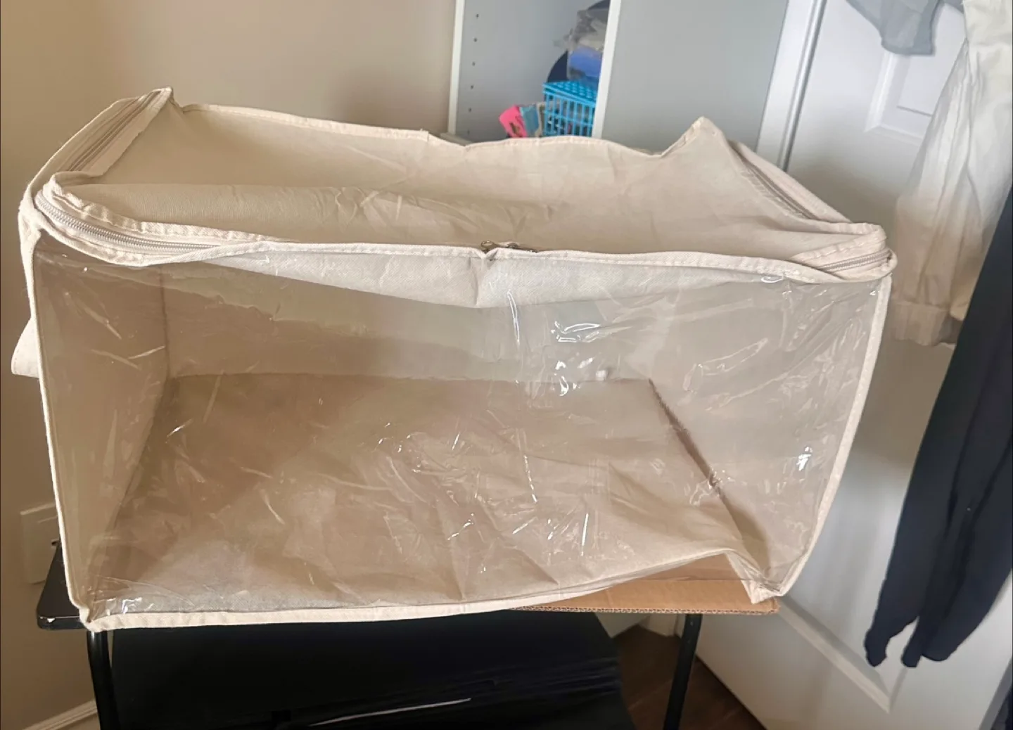 3 Big (Extra large)Storage Bag Organizers - Beige image indicator(3)