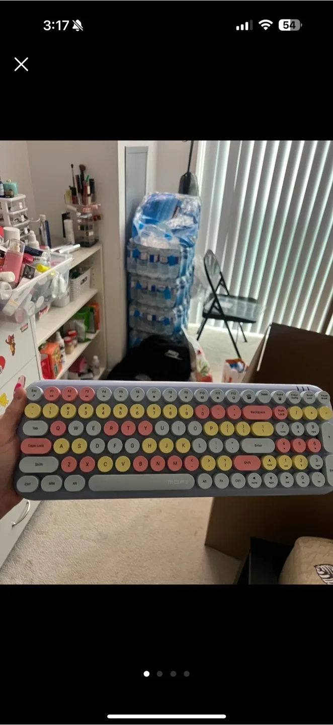 MOFII Candy Bluetooth Keyboard and Mouse Combo - Pastel thumbnail