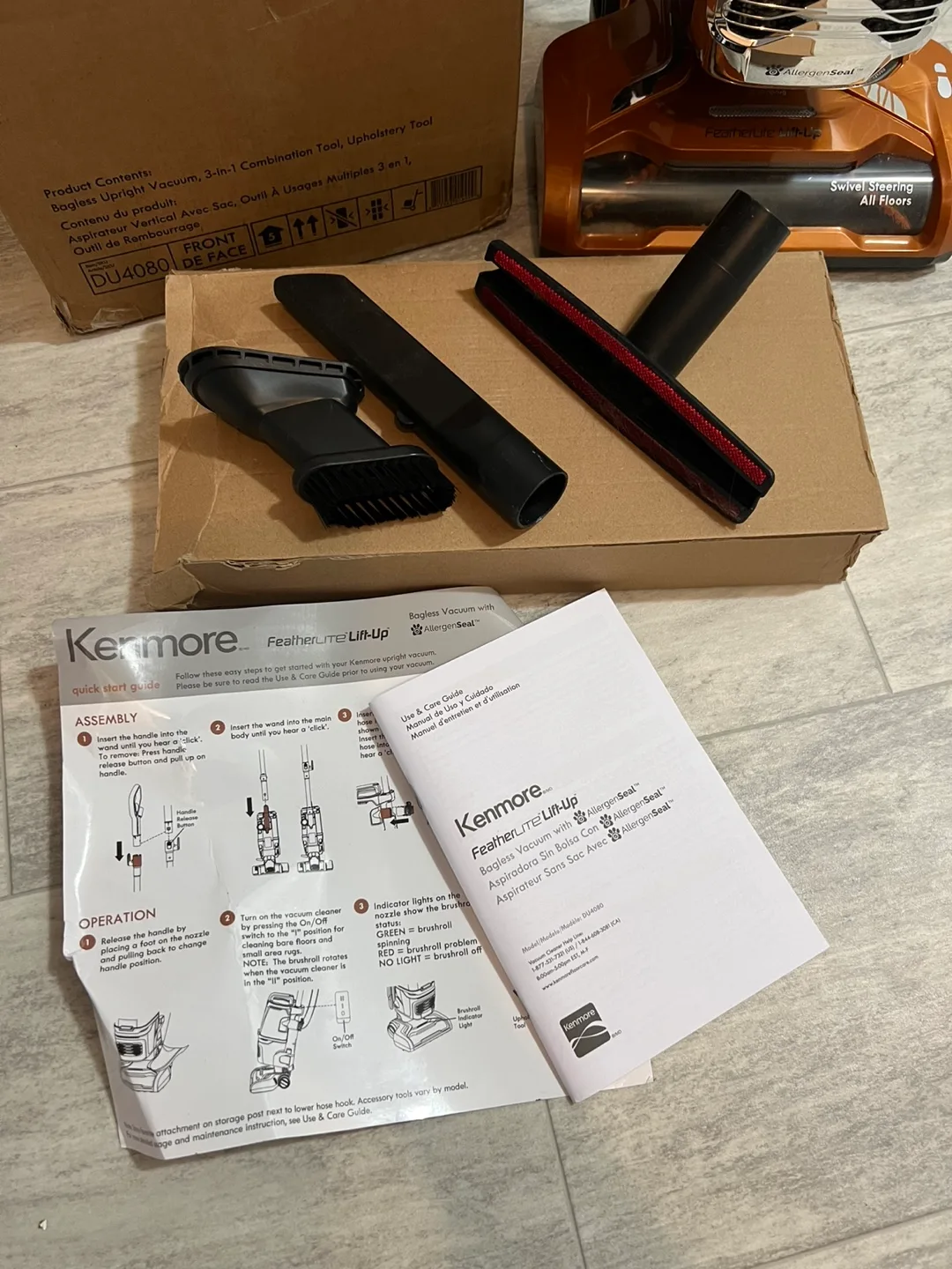 LIKE NEW Kenmore Lightweight Bagless Upright Vacuum image indicator(4)