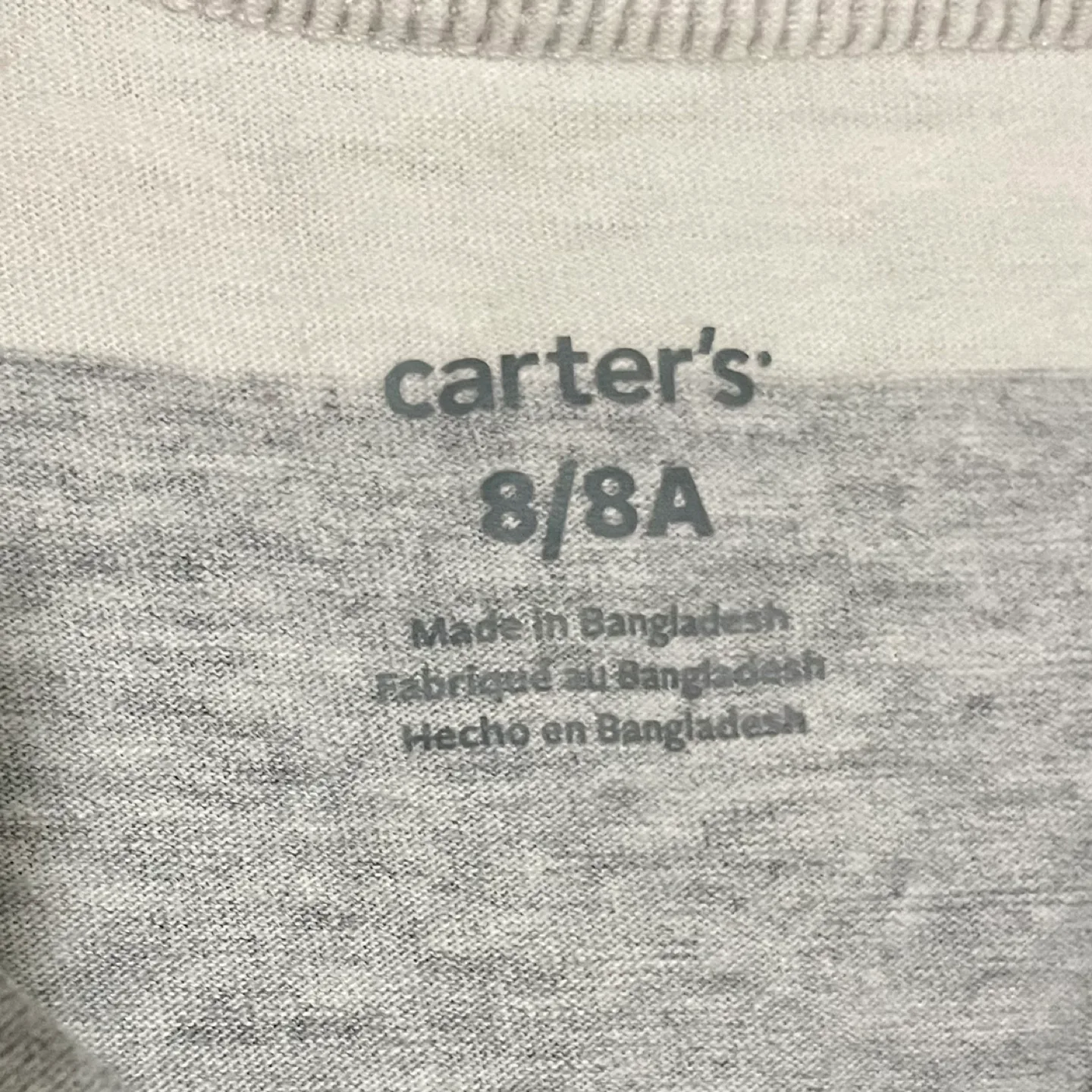 Carter's Striped Gray and Blue Jeans image indicator(4)