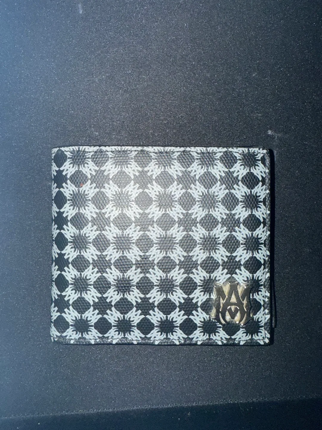 AMIRI Black Leather Wallet - Like New! thumbnail