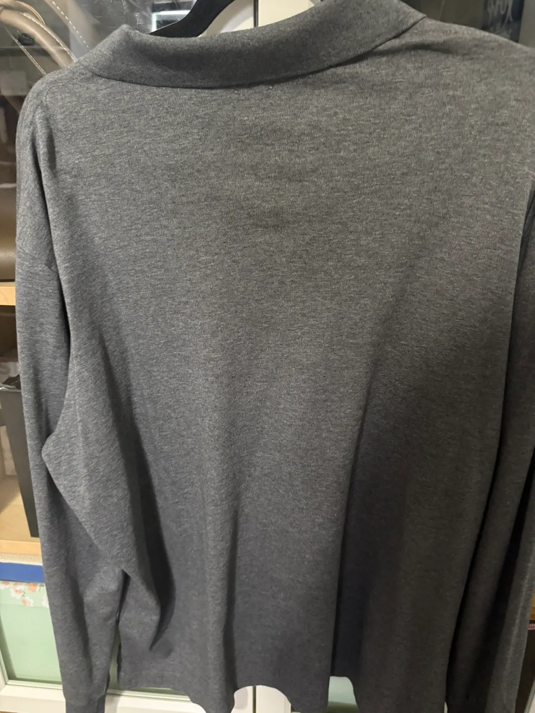 Polo Ralph Lauren Classic Fit Long Sleeve Polo - Grey image indicator(2)