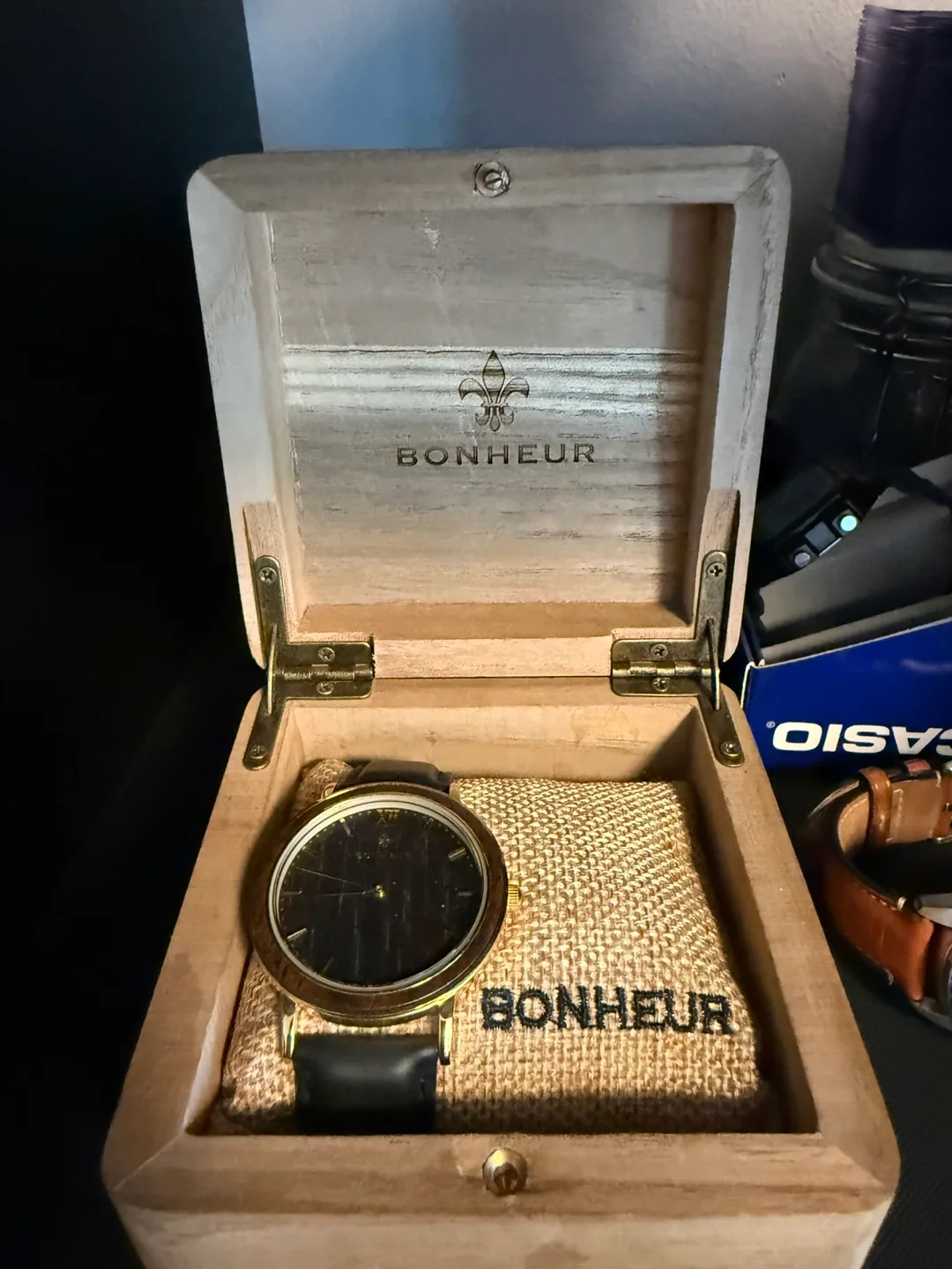 Bonheur Limited Edition Natural Wood Watch thumbnail