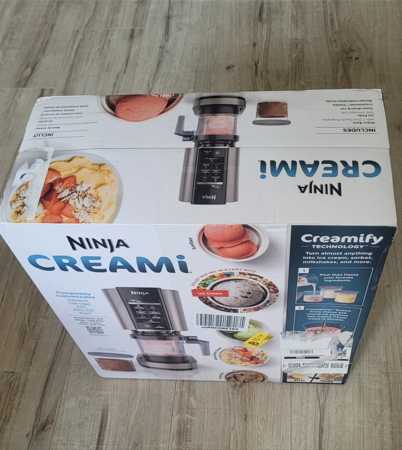 Ninja CREAMi Ice Cream Maker - BRAND NEW UNOPENED image indicator(2)