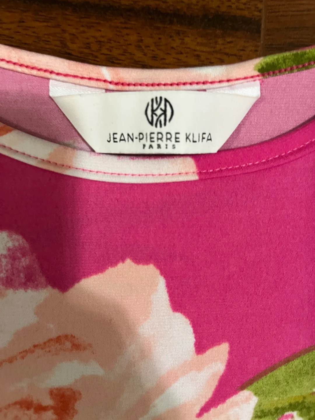 Jean-Pierre Klifa women’s medium dress – floral, stretchy, pink image indicator(2)