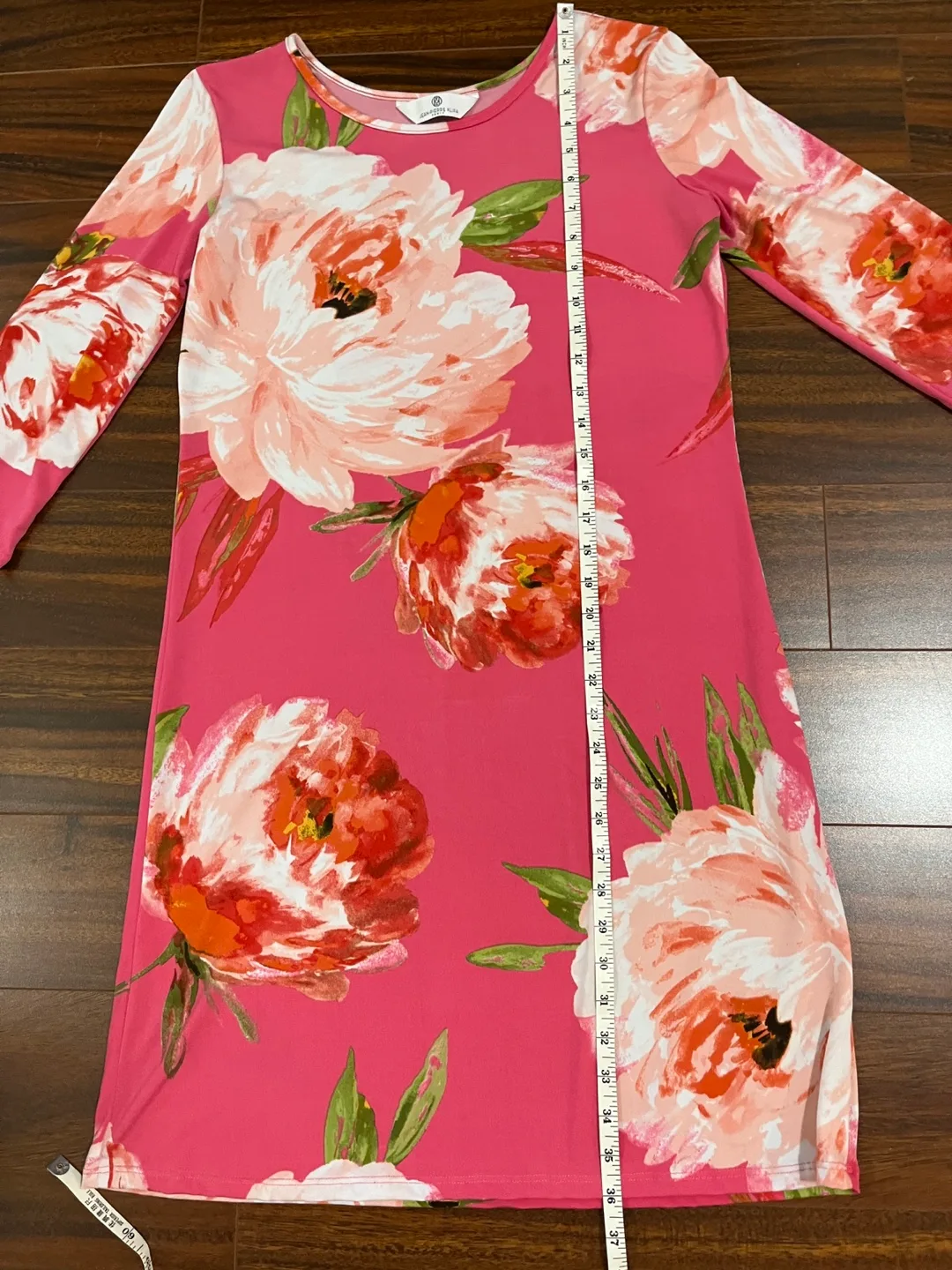 Jean-Pierre Klifa women’s medium dress – floral, stretchy, pink image indicator(4)