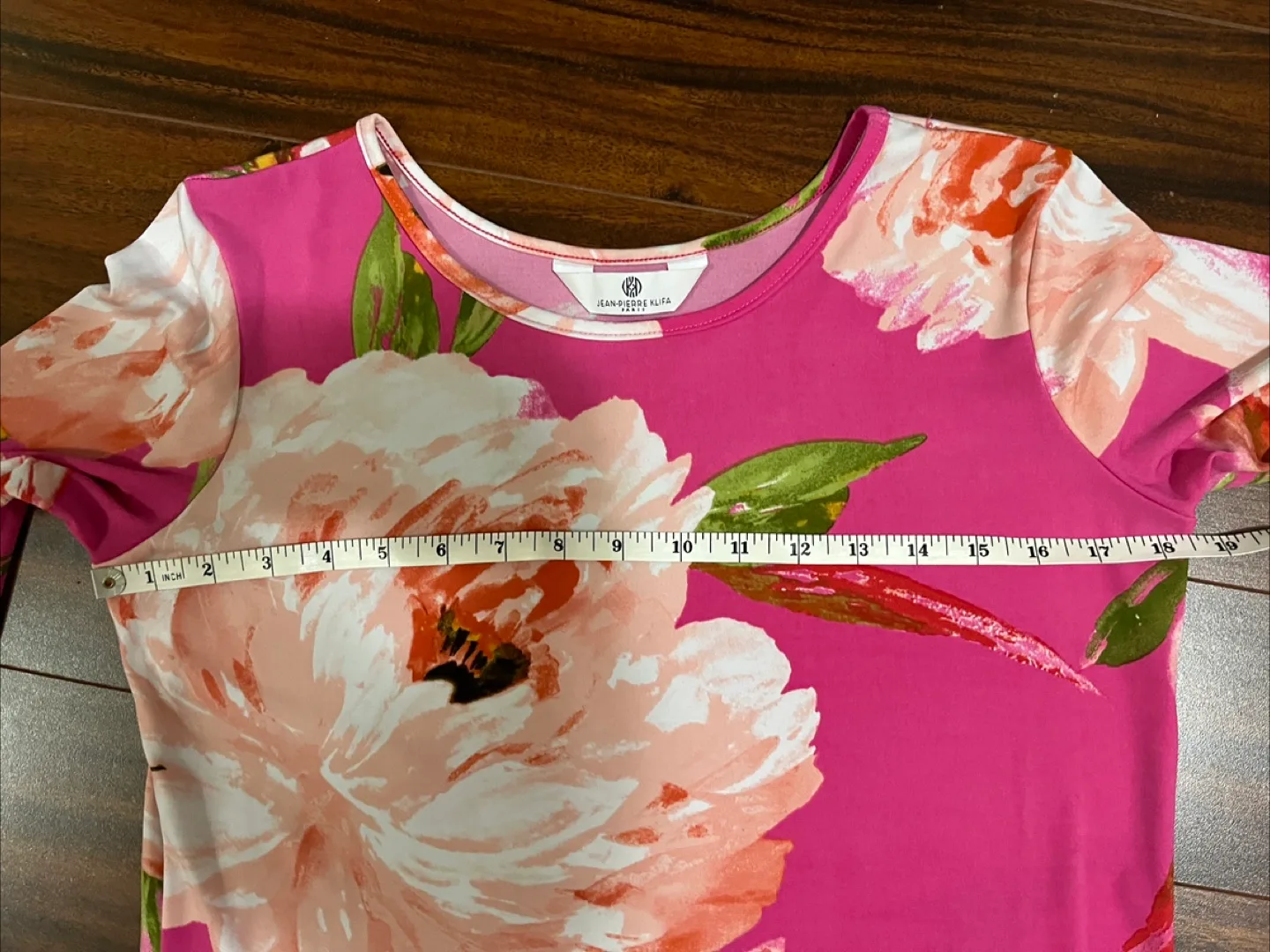 Jean-Pierre Klifa women’s medium dress – floral, stretchy, pink image indicator(3)