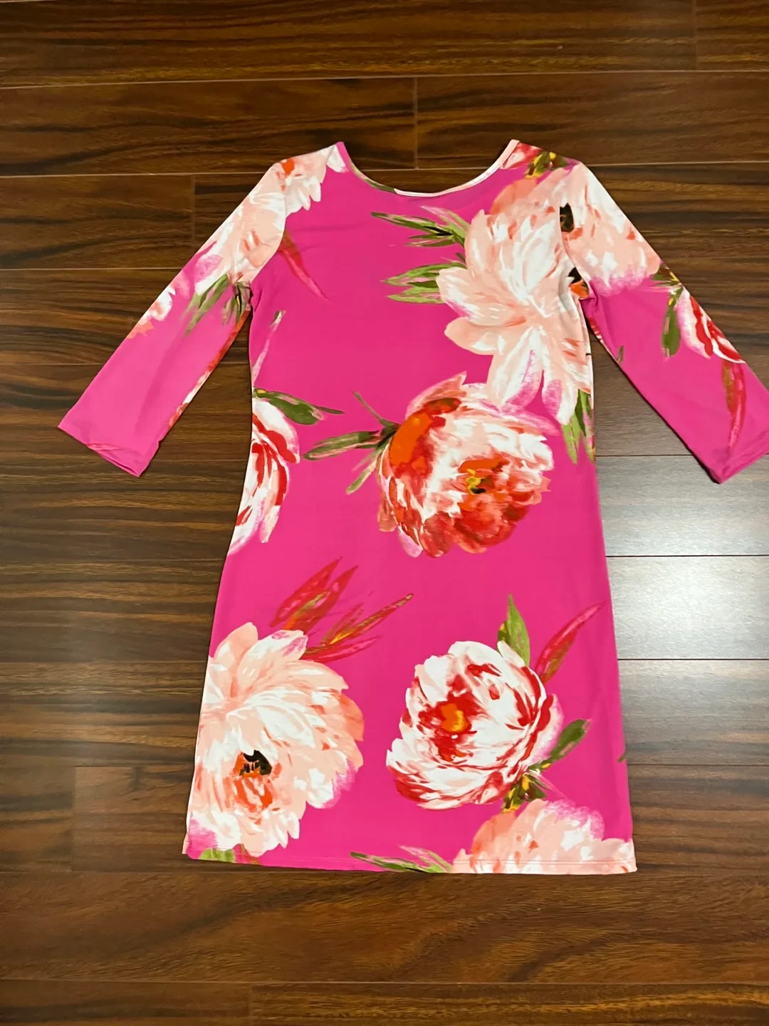 Jean-Pierre Klifa women’s medium dress – floral, stretchy, pink image indicator(8)