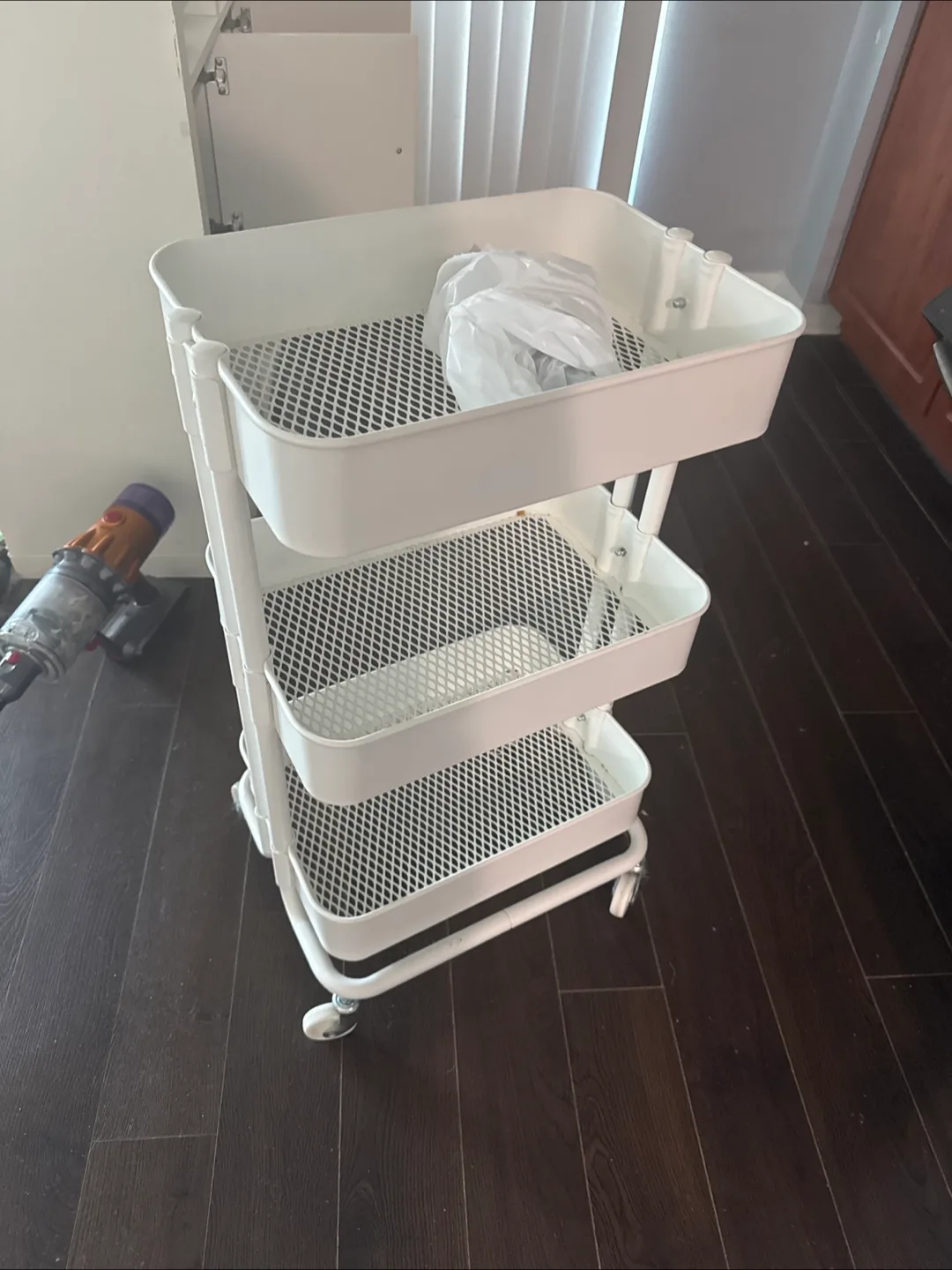 White Rolling Cart thumbnail