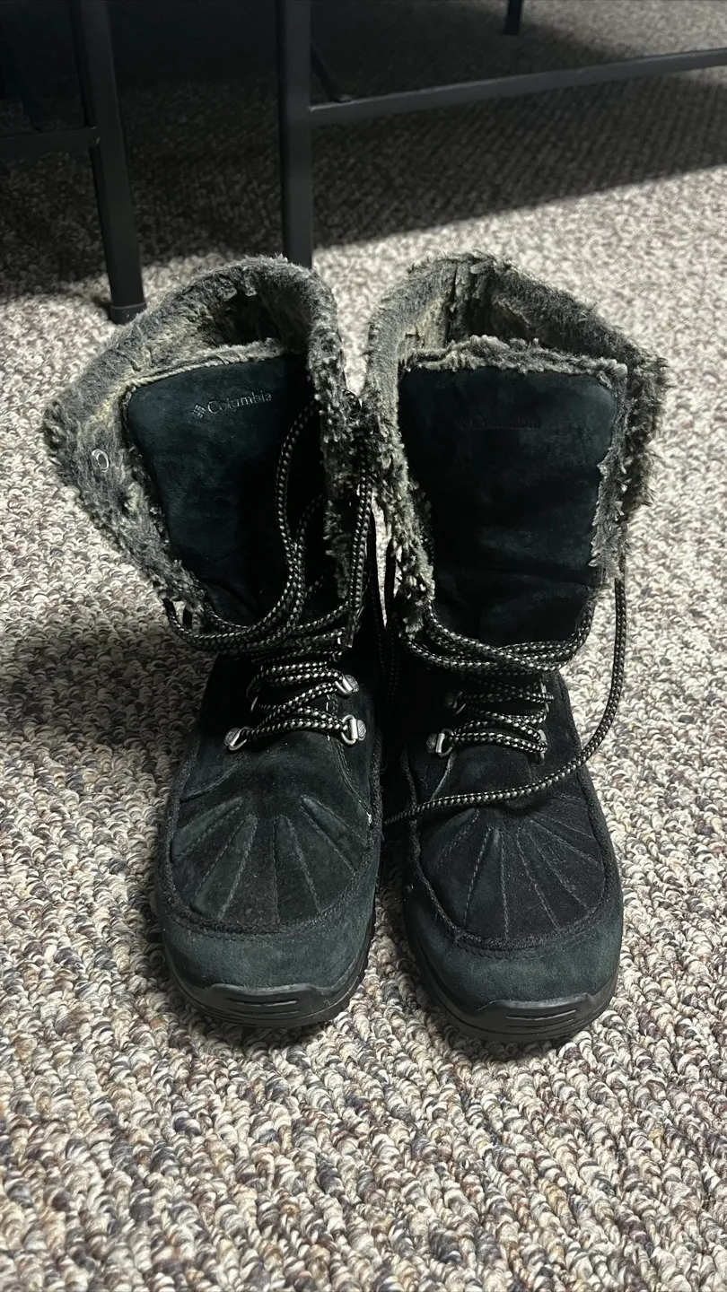 Columbia Black Winter Boots 8W image indicator(3)