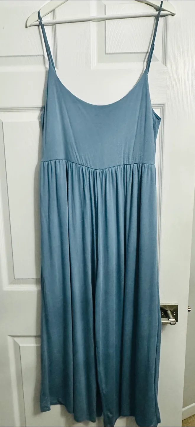 Love Life Essentials Blue Jumpsuit - Size XL thumbnail