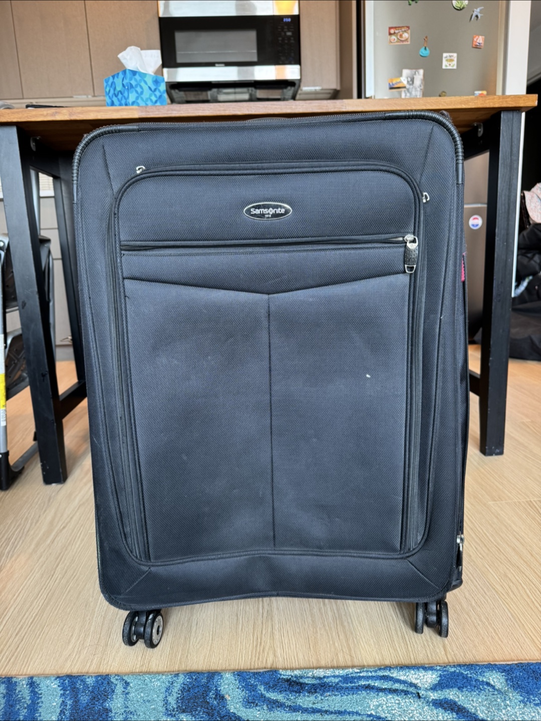 Samsonite Black Checked Suitcase and Carry-on Suitcase - photo 5