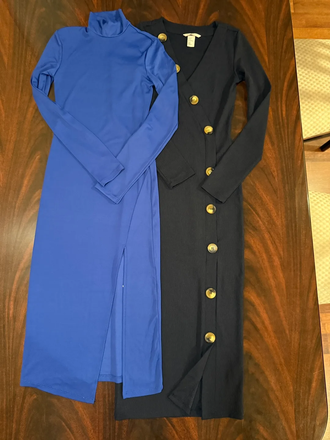 2 Form Fitting Dresses from H&M & Bershka - Size XS thumbnail