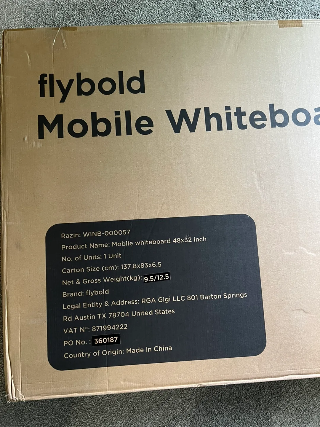 SEALED Mobile Whiteboard 48" x 32” + Accessories image indicator(3)