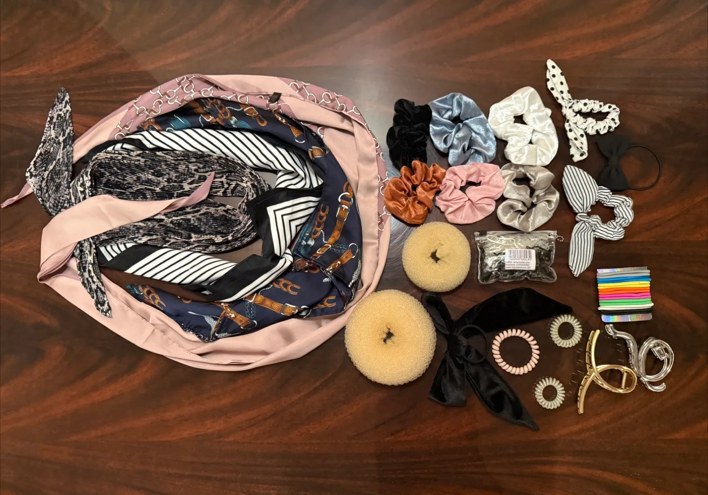 Beauty & Hair Accessories - Silk Scarves, Scrunchies & More! thumbnail