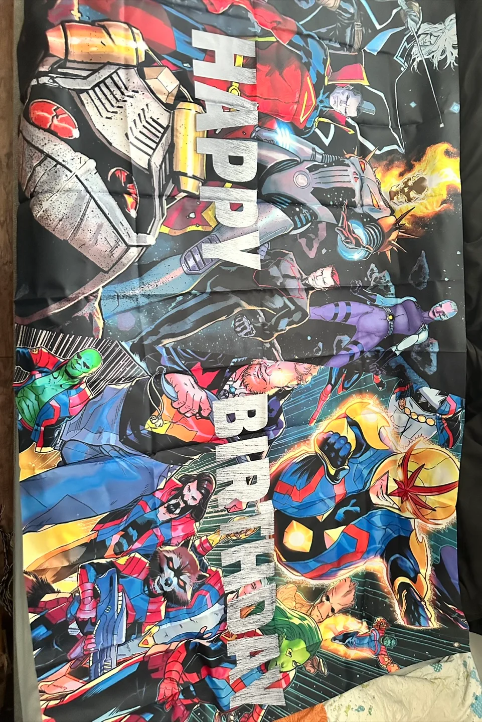 Marvel Guardians of the Galaxy Happy Birthday Backdrop thumbnail
