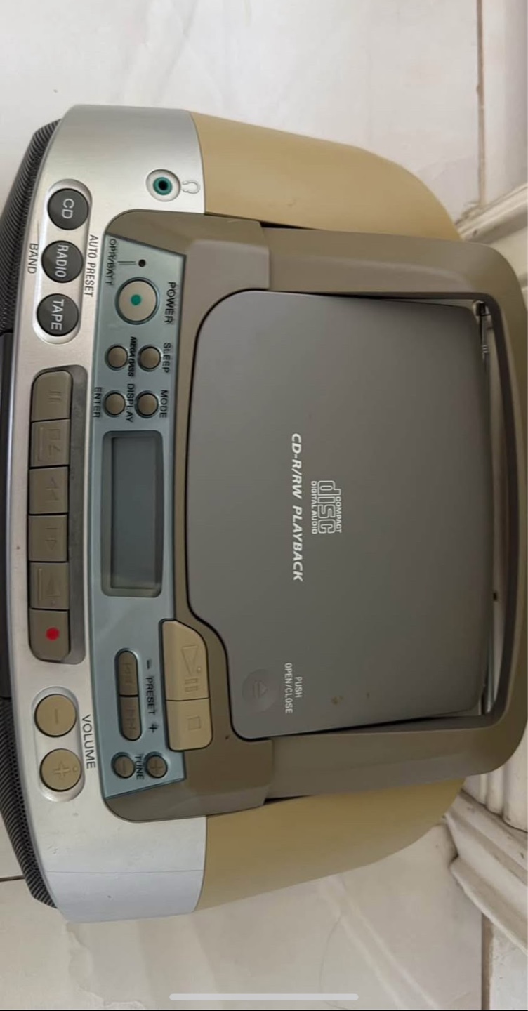 Sony CFD-S04 CD Radio Cassette Recorder